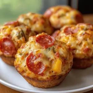 Saftige Pizza-Muffins