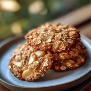 Gesunde Apfel-Hafer-Kekse