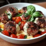 Hackbällchen Caprese selbst machen