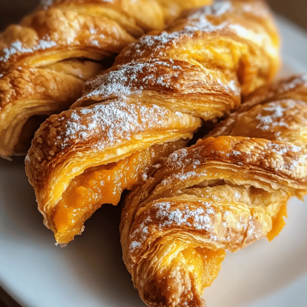 Kürbiskuchen-Twists