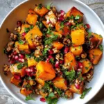 Libanesischer gerösteter Kürbissalat